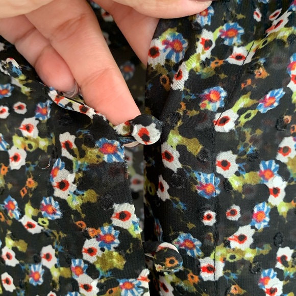 H&M Sheer Floral Dress - Picture 4 of 8